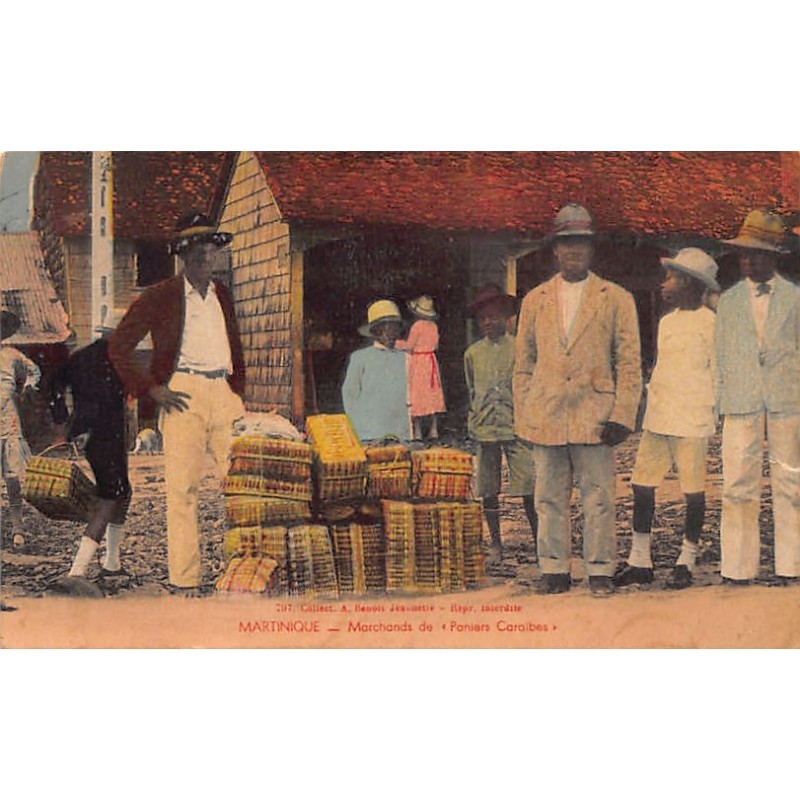 Rare collectable postcards of Martinique. Vintage Postcards of Martinique