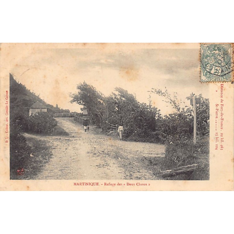 Rare collectable postcards of Martinique. Vintage Postcards of Martinique