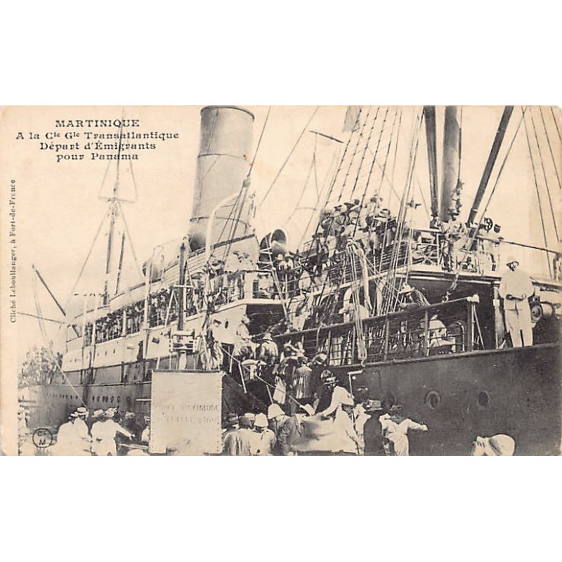 Rare collectable postcards of Martinique. Vintage Postcards of Martinique