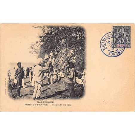 Rare collectable postcards of Martinique. Vintage Postcards of Martinique