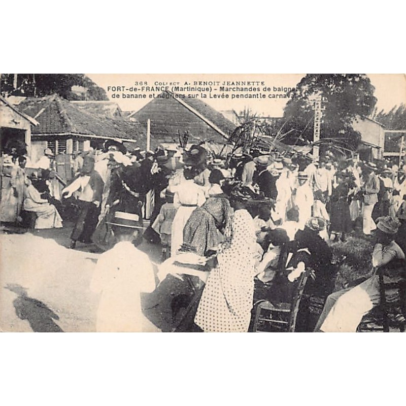 Rare collectable postcards of Martinique. Vintage Postcards of Martinique