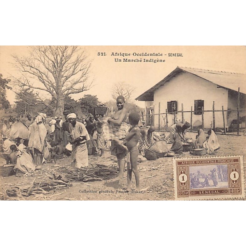 Rare collectable postcards of Senegal. Vintage Postcards of Senegal