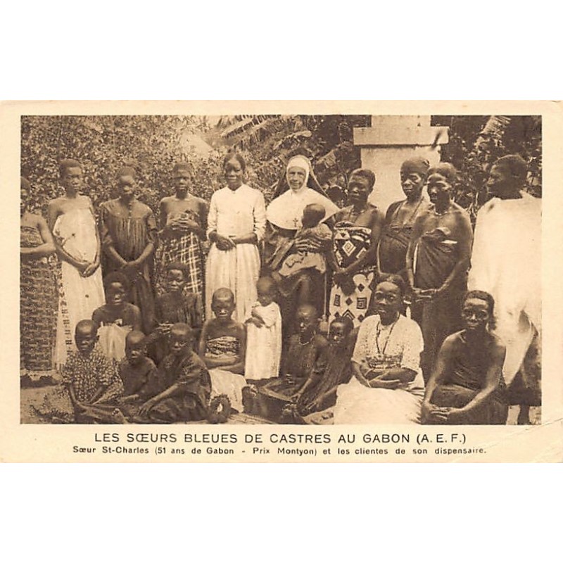 Rare collectable postcards of Gabon. Vintage Postcards of Gabon