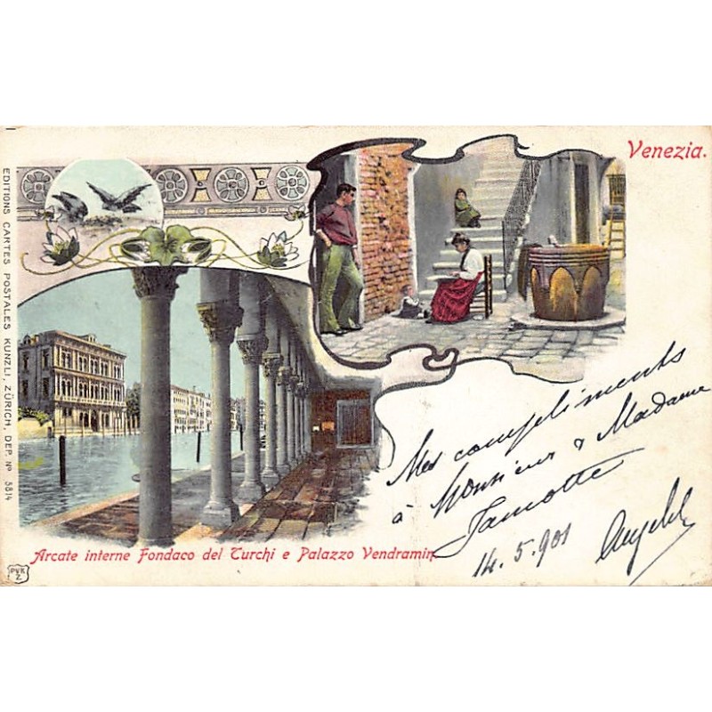 Rare collectable postcards of Italy. Vintage Postcards of Italy