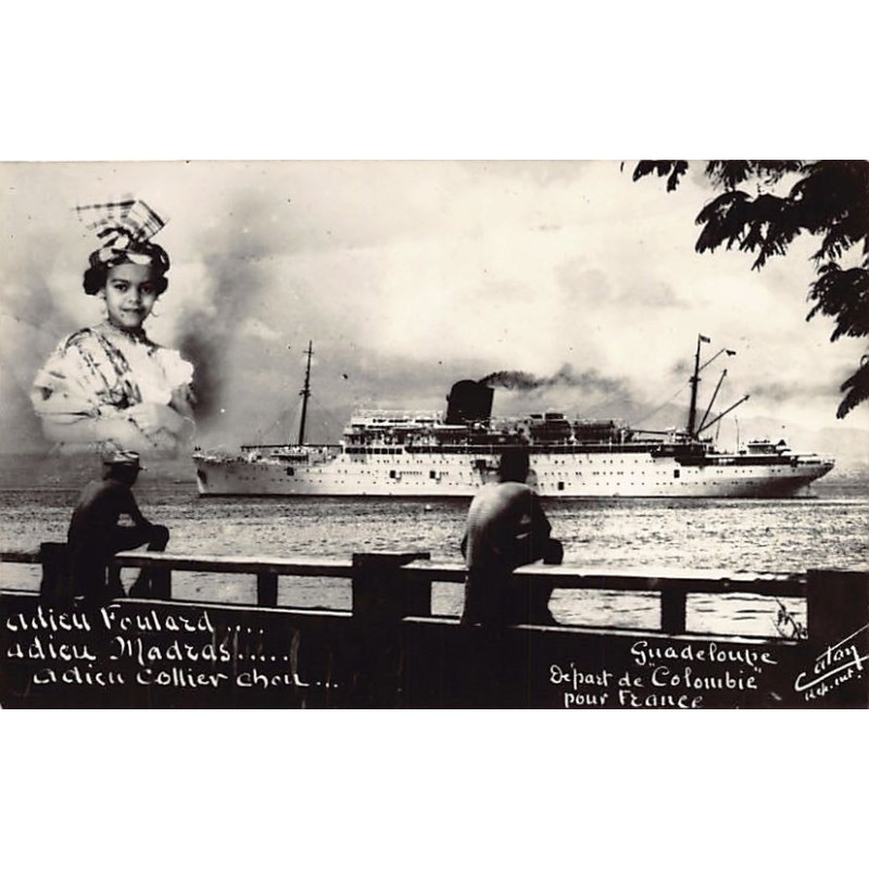 Rare collectable postcards of Guadeloupe. Vintage Postcards of Guadeloupe