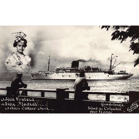 Rare collectable postcards of Guadeloupe. Vintage Postcards of Guadeloupe