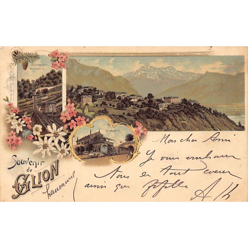 Rare collectable postcards of Switzerland. Vintage Postcards of Switzerland
