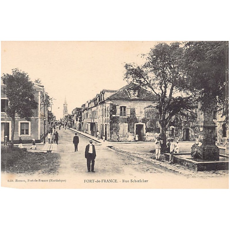 Rare collectable postcards of Martinique. Vintage Postcards of Martinique