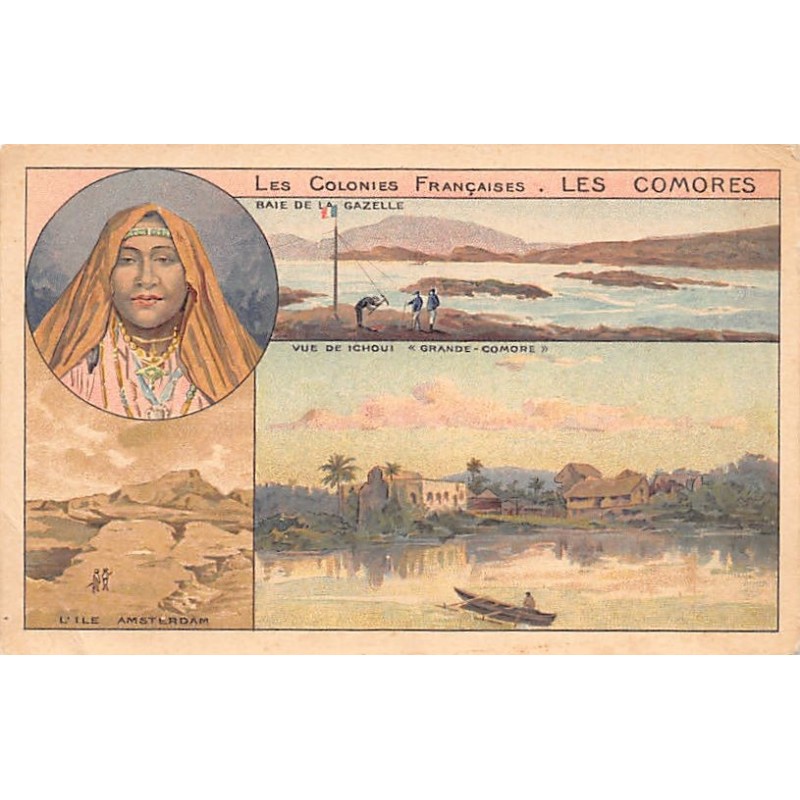 Rare collectable postcards of Comoros. Vintage Postcards of Comoros