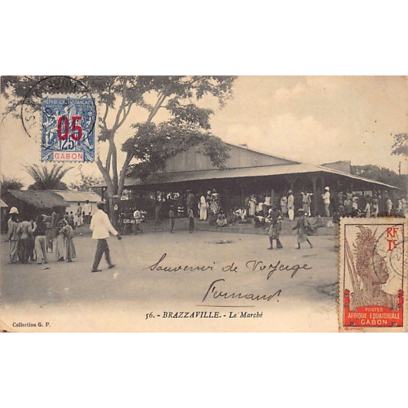 Rare collectable postcards of Congo - Brazzaville. Vintage Postcards of Congo - Brazzaville