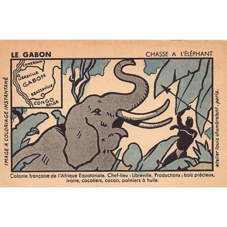 Rare collectable postcards of Gabon. Vintage Postcards of Gabon