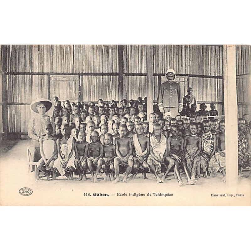 Rare collectable postcards of Gabon. Vintage Postcards of Gabon