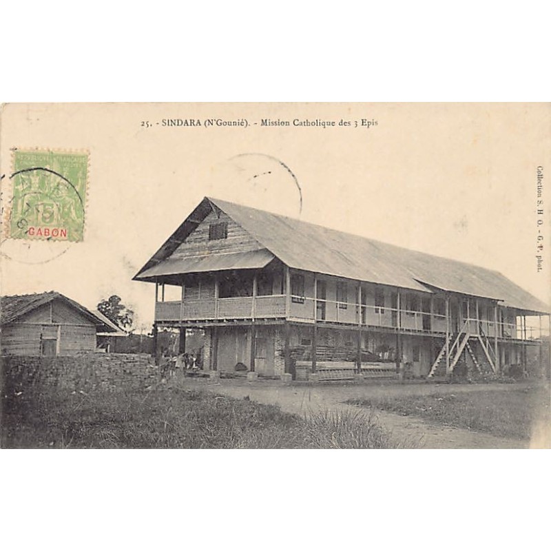 Rare collectable postcards of Gabon. Vintage Postcards of Gabon