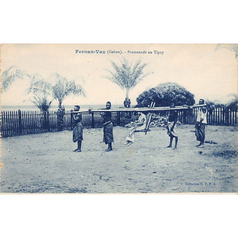 Rare collectable postcards of Gabon. Vintage Postcards of Gabon