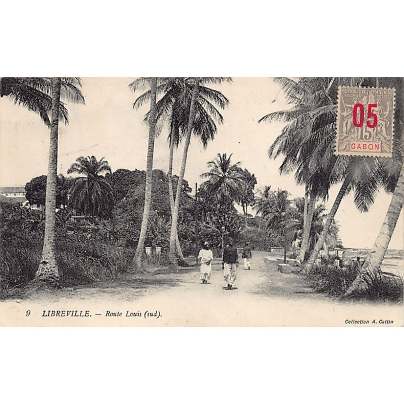 Rare collectable postcards of Gabon. Vintage Postcards of Gabon