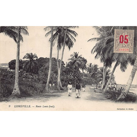 Rare collectable postcards of Gabon. Vintage Postcards of Gabon