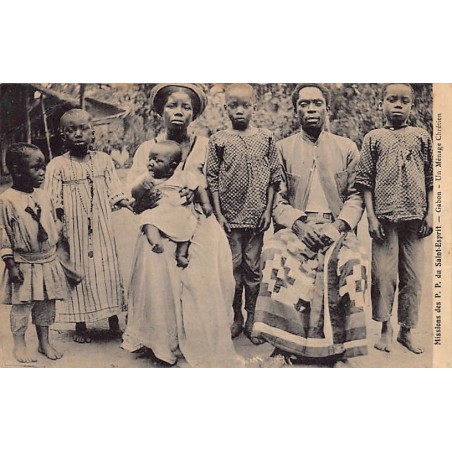 Rare collectable postcards of Gabon. Vintage Postcards of Gabon