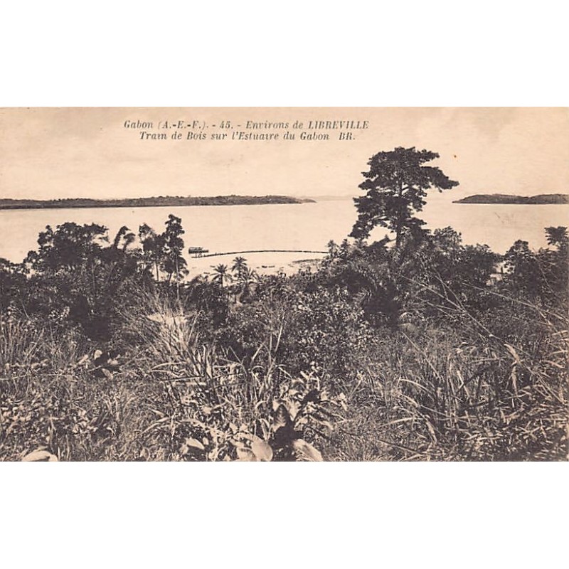 Rare collectable postcards of Gabon. Vintage Postcards of Gabon