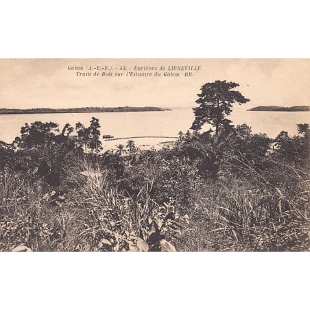 Rare collectable postcards of Gabon. Vintage Postcards of Gabon