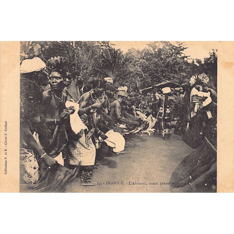 Rare collectable postcards of Gabon. Vintage Postcards of Gabon