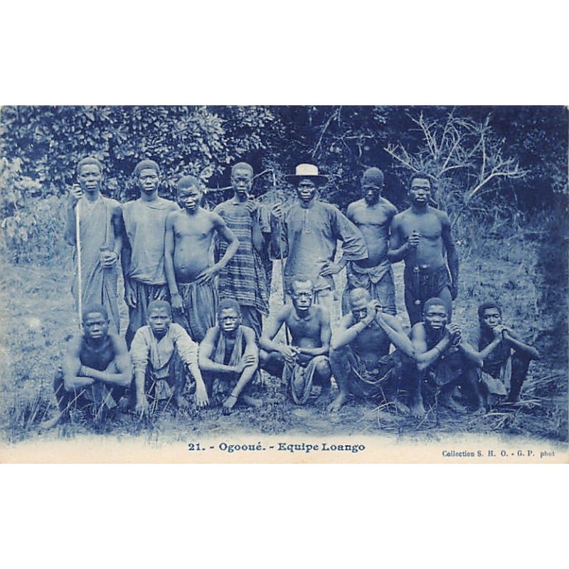 Rare collectable postcards of Gabon. Vintage Postcards of Gabon