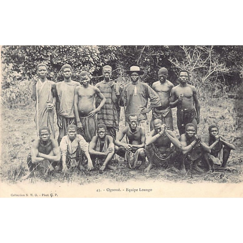 Rare collectable postcards of Gabon. Vintage Postcards of Gabon