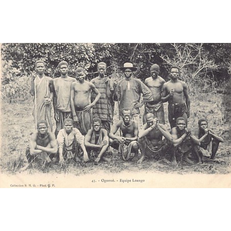 Rare collectable postcards of Gabon. Vintage Postcards of Gabon