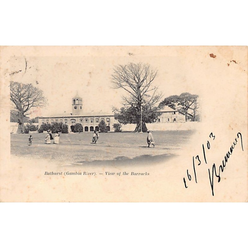 Rare collectable postcards of Gambia. Vintage Postcards of Gambia