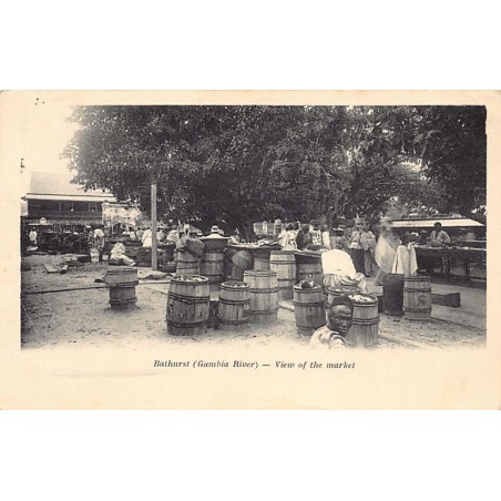 Rare collectable postcards of Gambia. Vintage Postcards of Gambia