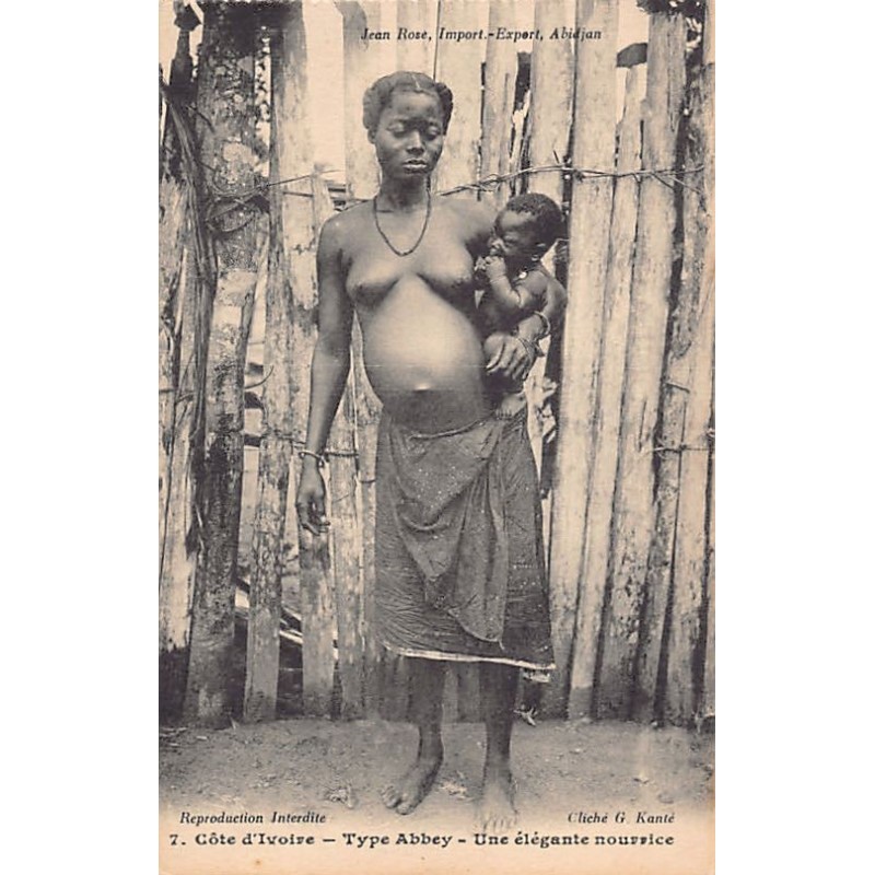 Rare collectable postcards of Ivory Coast - Côte d'Ivoire. Vintage Postcards of Ivory Coast - Côte d'Ivoire