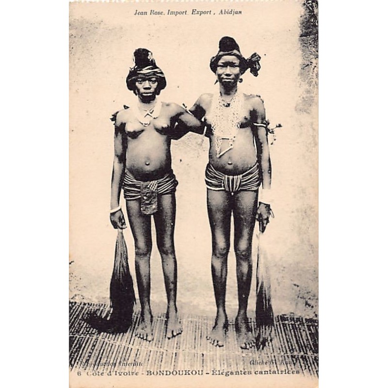 Rare collectable postcards of Ivory Coast - Côte d'Ivoire. Vintage Postcards of Ivory Coast - Côte d'Ivoire