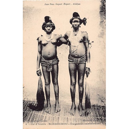Rare collectable postcards of Ivory Coast - Côte d'Ivoire. Vintage Postcards of Ivory Coast - Côte d'Ivoire
