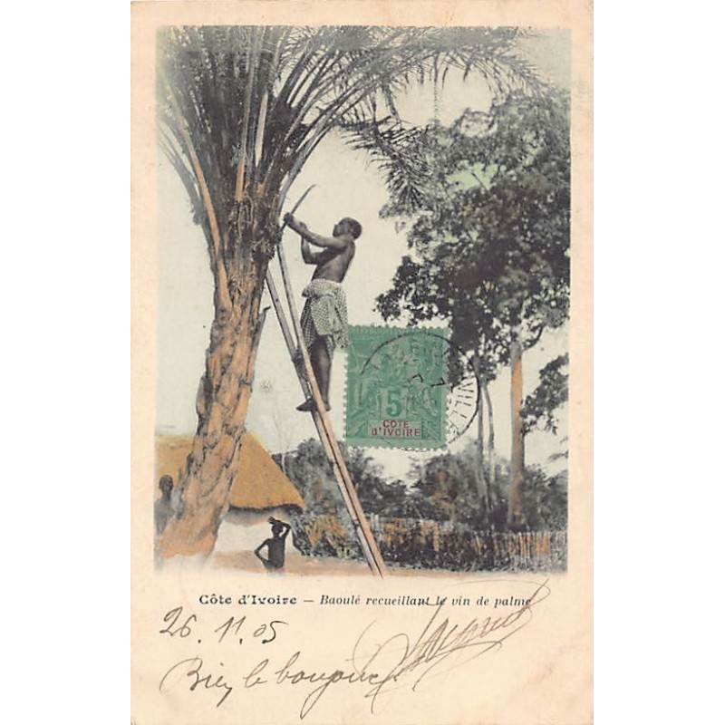 Rare collectable postcards of Ivory Coast - Côte d'Ivoire. Vintage Postcards of Ivory Coast - Côte d'Ivoire