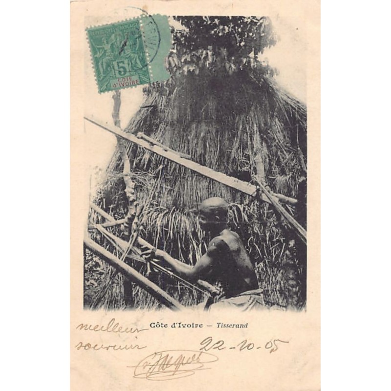 Rare collectable postcards of Ivory Coast - Côte d'Ivoire. Vintage Postcards of Ivory Coast - Côte d'Ivoire