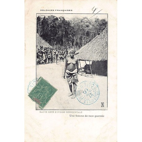 Rare collectable postcards of Ivory Coast - Côte d'Ivoire. Vintage Postcards of Ivory Coast - Côte d'Ivoire
