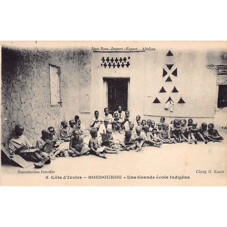 Rare collectable postcards of Ivory Coast - Côte d'Ivoire. Vintage Postcards of Ivory Coast - Côte d'Ivoire