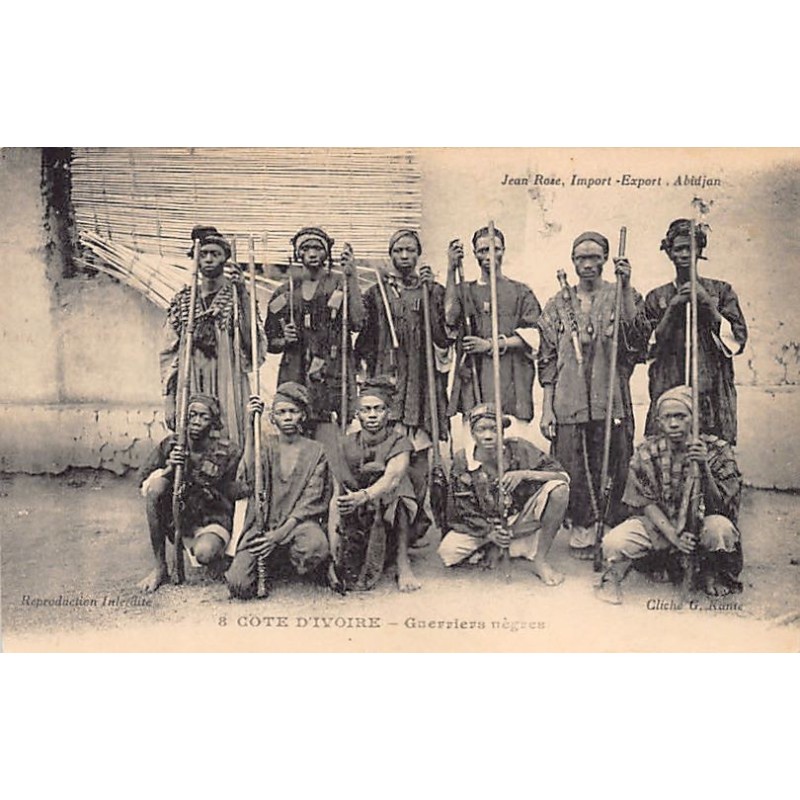 Rare collectable postcards of Ivory Coast - Côte d'Ivoire. Vintage Postcards of Ivory Coast - Côte d'Ivoire