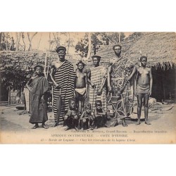 Rare collectable postcards of Ivory Coast - Côte d'Ivoire. Vintage Postcards of Ivory Coast - Côte d'Ivoire