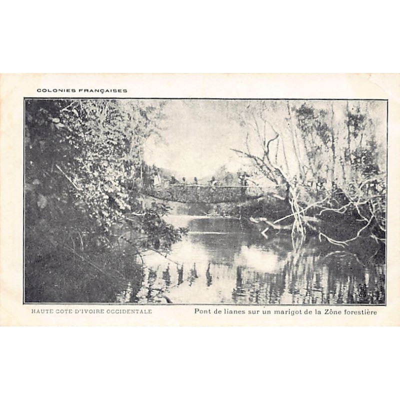 Rare collectable postcards of Ivory Coast - Côte d'Ivoire. Vintage Postcards of Ivory Coast - Côte d'Ivoire