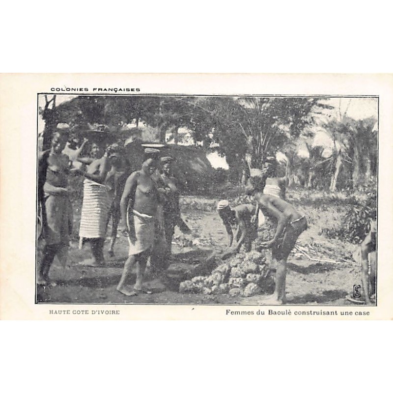 Rare collectable postcards of Ivory Coast - Côte d'Ivoire. Vintage Postcards of Ivory Coast - Côte d'Ivoire