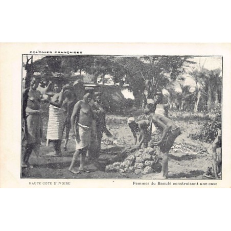 Rare collectable postcards of Ivory Coast - Côte d'Ivoire. Vintage Postcards of Ivory Coast - Côte d'Ivoire