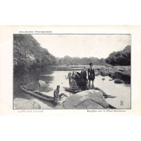 Rare collectable postcards of Ivory Coast - Côte d'Ivoire. Vintage Postcards of Ivory Coast - Côte d'Ivoire