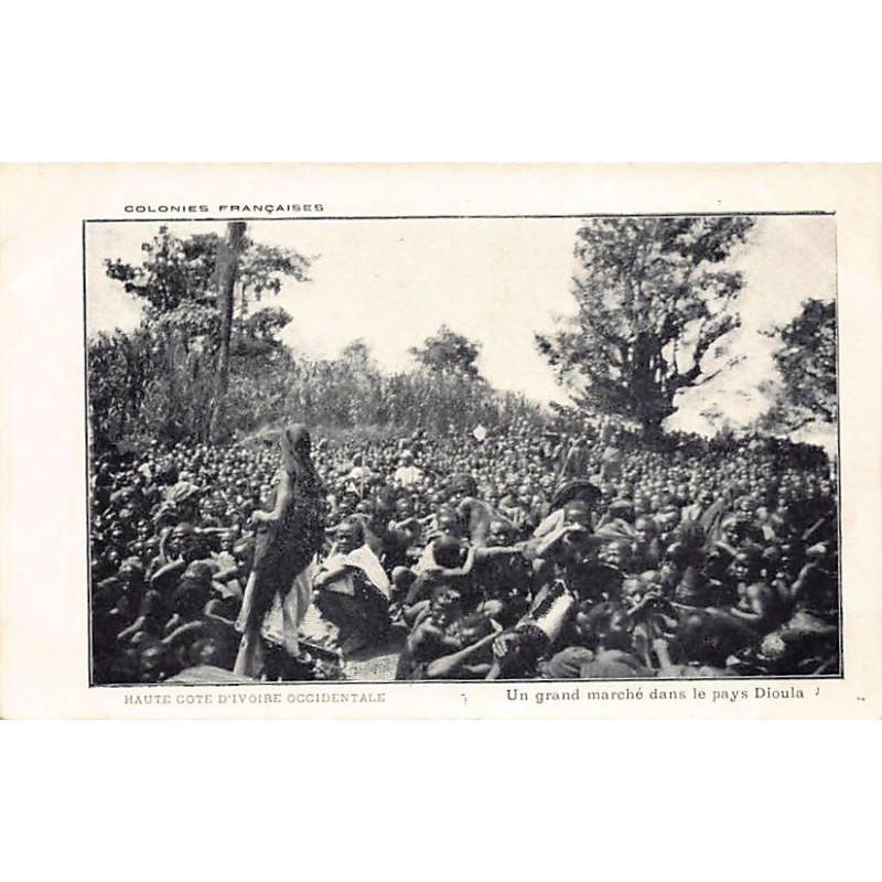 Rare collectable postcards of Ivory Coast - Côte d'Ivoire. Vintage Postcards of Ivory Coast - Côte d'Ivoire