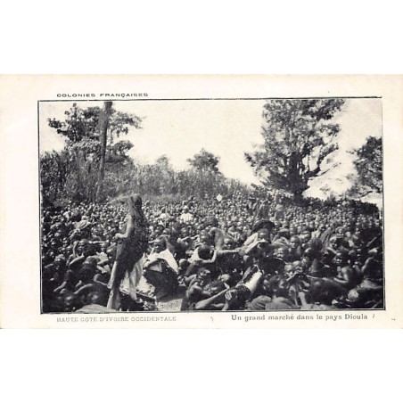 Rare collectable postcards of Ivory Coast - Côte d'Ivoire. Vintage Postcards of Ivory Coast - Côte d'Ivoire