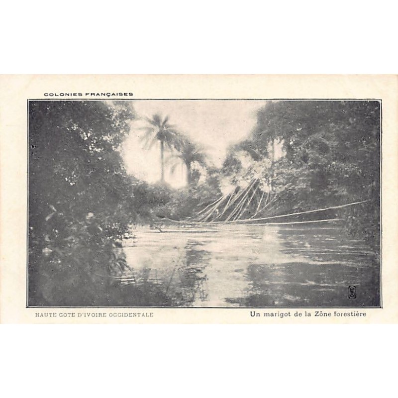 Rare collectable postcards of Ivory Coast - Côte d'Ivoire. Vintage Postcards of Ivory Coast - Côte d'Ivoire