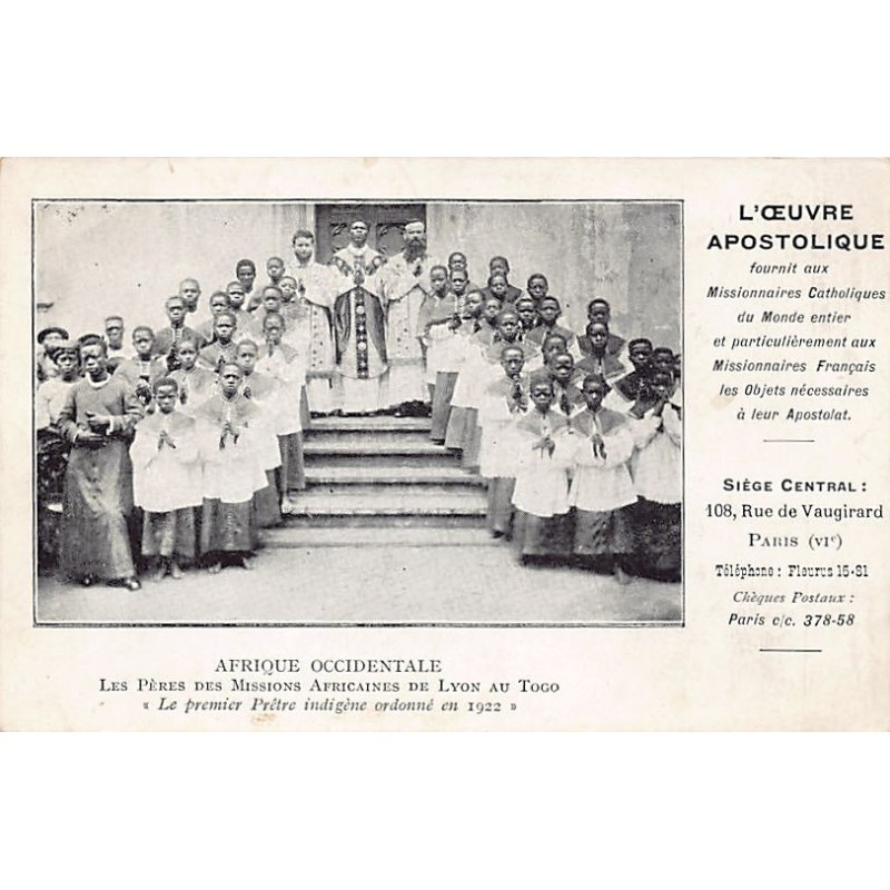 Rare collectable postcards of Togo. Vintage Postcards of Togo