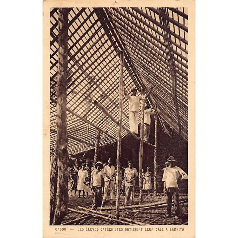 Rare collectable postcards of GABON. Vintage Postcards of GABON