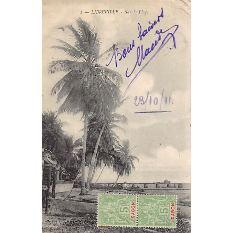 Rare collectable postcards of GABON. Vintage Postcards of GABON