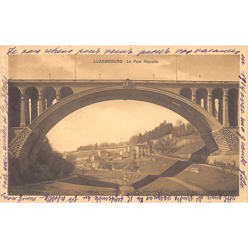 Rare collectable postcards of Luxembourg. Vintage Postcards of Luxembourg