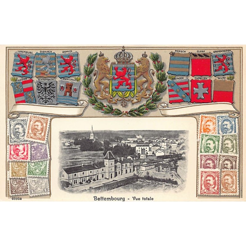 Rare collectable postcards of Luxembourg. Vintage Postcards of Luxembourg